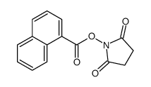 (2,5-dioxopyrrolidin-1-yl) naphthalene-1-carboxylate Structure