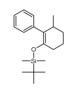 3-methyl-2-phenylcyclohex-1-enyl t-butyldimethylsilyl ether结构式