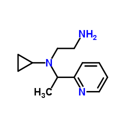 N-Cyclopropyl-N-[1-(2-pyridinyl)ethyl]-1,2-ethanediamine结构式