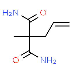 Propanediamide,2-methyl-2-(2-propenyl)- (9CI) Structure