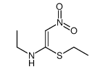 N-ethyl-1-ethylsulfanyl-2-nitroethenamine Structure