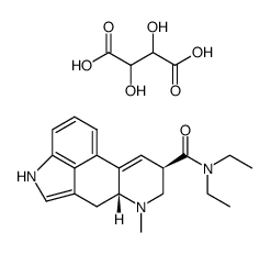 LSD tartrate Structure