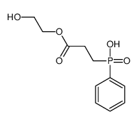 [3-(2-hydroxyethoxy)-3-oxopropyl]-phenylphosphinic acid Structure