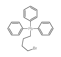 Plumbane,(4-bromobutyl)triphenyl- structure