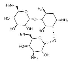 6''-amino-6''-deoxykanamycin A结构式