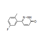 6-(5-Fluoro-2-methylphenyl)pyridazin-3(2H)-one Structure