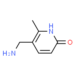 2(1H)-Pyridinone,5-(aminomethyl)-6-methyl-(9CI) Structure