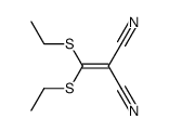 S,S'-Diethyldithiomethylenemalonodinitrile结构式