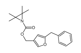 (5-benzylfuran-3-yl)methyl 2,2,3,3-tetramethylaziridine-1-carboxylate Structure