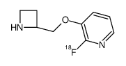 3-[[(2S)-azetidin-2-yl]methoxy]-2-fluoranylpyridine结构式