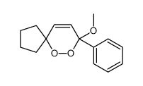 8-methoxy-8-phenyl-6,7-dioxaspiro[4.5]dec-9-ene Structure