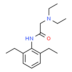 2-(Diethylamino)-N-(2,6-diethylphenyl)acetamide Structure