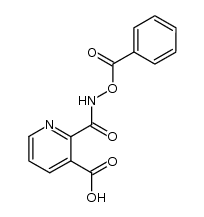 2-benzoyloxycarbamoyl-nicotinic acid结构式