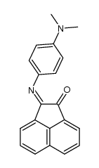 2-(4-dimethylamino-phenylimino)-acenaphthen-1-one Structure