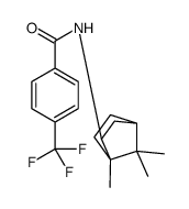 4-(trifluoromethyl)-N-(4,7,7-trimethyl-3-bicyclo[2.2.1]heptanyl)benzamide Structure