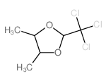 1,3-Dioxolane,4,5-dimethyl-2-(trichloromethyl)- structure