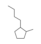 1-butyl-2-methylcyclopentane结构式