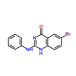 6-Bromo-2-(phenylamino)quinazolin-4(3H)-one structure