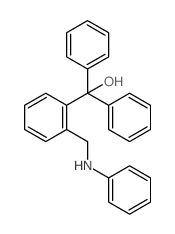 [2-(anilinomethyl)phenyl]-diphenyl-methanol structure