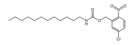 5-chloro-2-nitrobenzyl dodecylcarbamate Structure