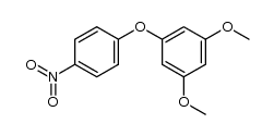 1,3-dimethoxy-5-(4-nitrophenoxy)benzene Structure