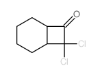 Bicyclo[4.2.0]octan-7-one,8,8-dichloro-, (1R,6S)-rel- Structure