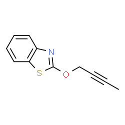 Benzothiazole, 2-(2-butynyloxy)- (9CI)结构式