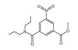 5-nitro-N,N-dipropyl-isophthalamic acid methyl ester结构式