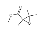 methyl 2,3-epoxy-2,3-dimethylbutanoate Structure