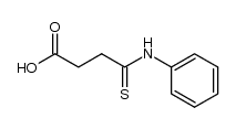 N-phenyl-4-thio-succinamic acid Structure