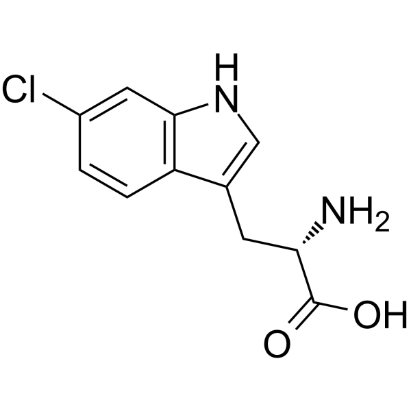 6-Chloro-L-tryptophan Structure