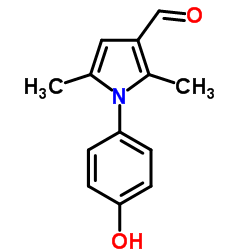 1-(4-HYDROXY-PHENYL)-2,5-DIMETHYL-1H-PYRROLE-3-CARBALDEHYDE图片