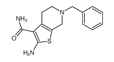 2-氨基-6-苄基-4,5,6,7-四氢-噻吩并[2,3-c]吡啶-3-羧酸酰胺图片