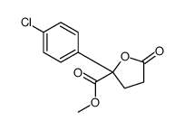 methyl 2-(4-chlorophenyl)-5-oxooxolane-2-carboxylate Structure