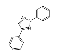 2,5-diphenyl-2H-1,2,3-diazarsole Structure