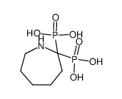 (hexahydro-2H-azepin-2-ylidene)bis(phosphonic) acid结构式