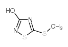 3-HYDROXY-5-METHYLMERCAPTO-1,2,4-THIADIAZOLE structure