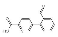 5-(2-Formylphenyl)-picolinic acid结构式