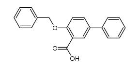 2-Benzyloxy-5-phenylbenzoesaeure Structure