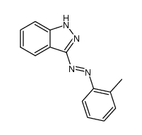 3-o-tolylazo-1(2)H-indazole Structure