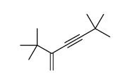 2,2,6,6-tetramethyl-5-methylidenehept-3-yne结构式