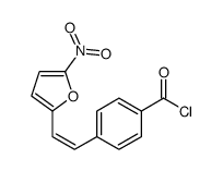 4-[2-(5-nitrofuran-2-yl)ethenyl]benzoyl chloride Structure