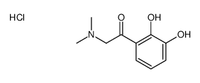 1-(2,3-dihydroxyphenyl)-2-(dimethylamino)ethanone,hydrochloride结构式