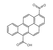 1-nitrobenzo[a]pyrene-6-carboxylic acid Structure