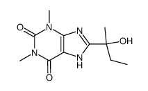 8-(1-hydroxy-1-methyl-propyl)-1,3-dimethyl-3,7(9)-dihydro-purine-2,6-dione Structure