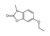 6-ethoxy-3-methyl-1,3-benzoxazol-2-one结构式