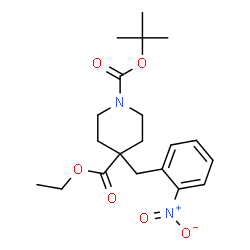 ETHYL N-BOC-4-(2-NITROBENZYL)PIPERIDINE-4-CARBOXYLATE picture