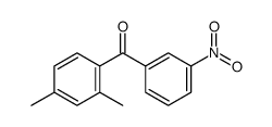 (2,4-dimethylphenyl)-(3-nitrophenyl)methanone Structure