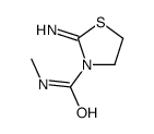 3-Thiazolidinecarboxamide,2-imino-N-methyl-(9CI) structure