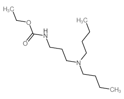 Carbamic acid,[3-(dibutylamino)propyl]-, ethyl ester (9CI) structure